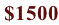 $1500